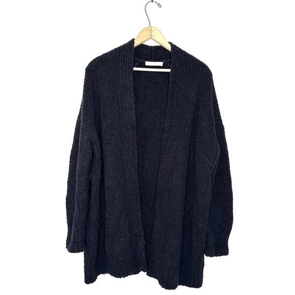 VinceNavy Blue Cashmere Blend Long Open Cardigan Sweater